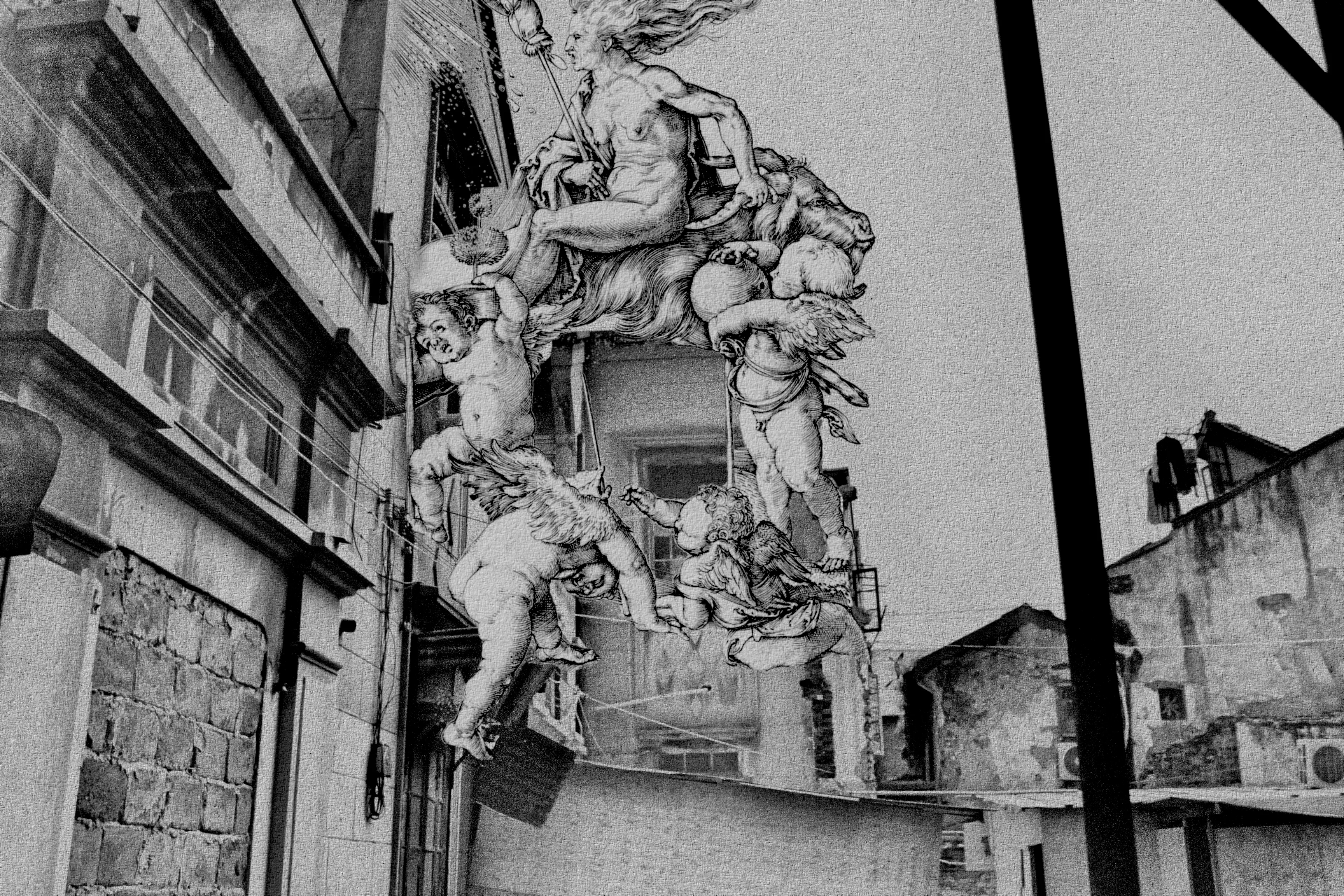 We fly in negations.